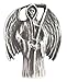 1000 Flags The Grim Reaper Pewter Pin Badge