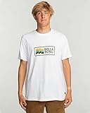 Grafik-Siebdruck vorne Billabong Männer Weiss XL.