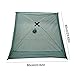 Muzrunq Fishing Bait Trap Shrimp Net Fishing Net Foldable Crab Minnow Trap Shrimp Mesh Cast Net Open Fishing Cage for Shrimp Lobster Green 23.6x23.6 Inch..