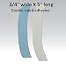 Lace Front Support Tape 5 inch Super Wide C Contour. 1-pk = 24 pieces 3/4