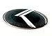 NEW VINTAGE K Steering Wheel Emblem Badge Overlay FOR KIA MODELS (LODEN)