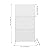 KONGKUNI Metal Privacy Fence Screen 72" H×36 "W Outdoor Privacy Screen, Freestanding Decorative Patio Privacy Screen Outdoor Privacy Panels for Balcony Patio Lawn Garden (White)