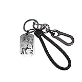 多個模様選択可 よふかしのうた風 グッズ キーホルダー 七草ナズナ 周辺 鍵 自動車 かばん バッグ キーリング キーチェン 誕生日 贈り物 通勤 通学 非公式 (模様7) [並行輸入品]