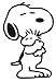 Snoopy Hugging Woodstock The Peanuts Decal Vinyl Sticker|Cars Trucks Vans Walls Laptop|BLACK |5.5 in|CCI378