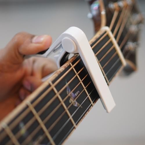 Image of Bajaao Metal Capo For Guitar, Ukulele, Mandolin & Banjo - Silver