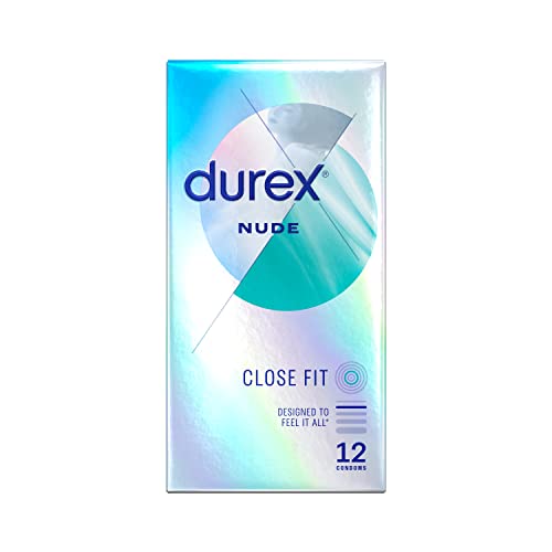 Nude, condones, ajustados, 12 unidades, ultrafinos, diseñados para sentirlo todo, con lubricante de silicona