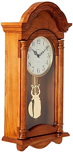 Howard Miller Amanda Wall Clock, Golden Finishing Dual-Chime Movement with Round White Dial, Volume Control Wall Mount Adjustable Levelers Perfect for Home Decor, Living Room & Office - Image 4