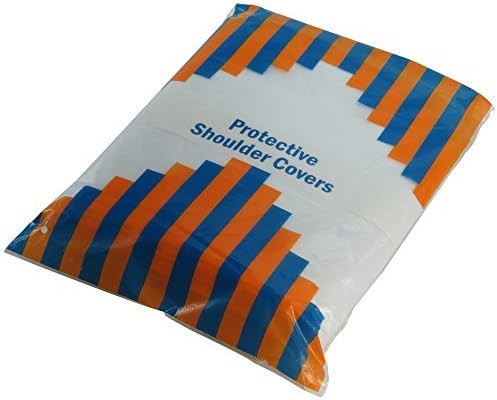 HANGERWORLD Breathable White Polypropylene Shoulder Covers (20 Pack, Suit / Dress / Sweater Protection)