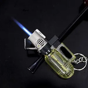 Stylish Butane Gas Lighter Sharp Small Jet Flame Refillable Cigarette Lighter Variation Mini Pocket (Jet Flame Torch) by Gulabs