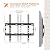 GRIFEMA Low Profile TV Wall Mount for 23-65 in TVs, Tilt, Up to 121.25 lbs, Max VESA 400x400mm, 8"/16" Stud, Universal TV Mount Bracket for Most 32, 40, 43, 50, 55, 65 inch, Space Saving