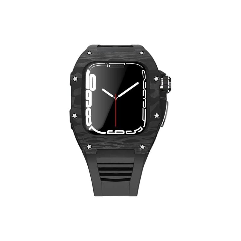 Bracelet Apple Watch 45 mm en caoutchouc fluoré pour le sport et le quotidien