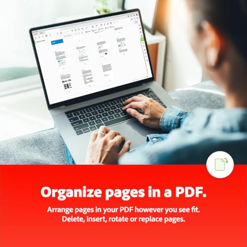 Image of Adobe Acrobat Standard | 12-Month Subscription with Auto-Renewal | PDF Software | Convert, Edit, E-Sign, Protect |PC /Mac Download | Activation Required