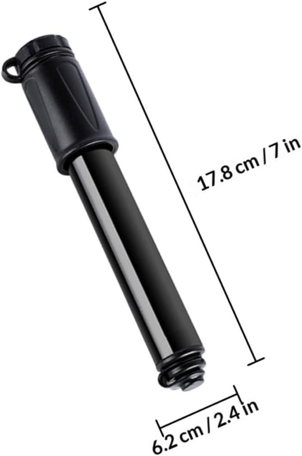 Portable Bike Pump for Tires with Hose, High-Pressure Mini Inflator for Bicycle and Basketball, Compact Air Pump for Outdoor Cycling and Sports Inflation
