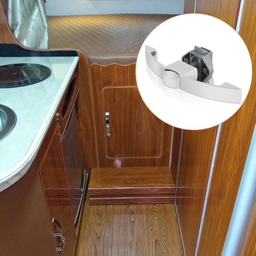 Tiradores cromados FOTN tipo arco para renovar muebles de caravana sin usar llaves 7