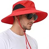 EINSKEY Wide Brim Sun Hat, UPF 50+ UV Protection Waterproof Packable Bucket Hat for Men & Women, Fishing Hiking Beach Garden