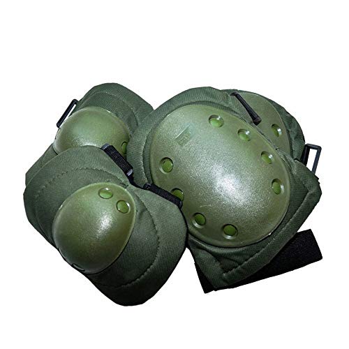 Tactical Pads �T�o�C�o���Q�[������ �G�A�\�t�g �M�A �A�E�g�h�A �V���[�e�B���O �ˌ� ��� �o�R���]�� �^�N�e�B�J�� �R���o�b�g �p�b�h �ی�� �G �I �v���e�N�^�[ �G���{�[�p�b�h �j�[�p�b�h - Green