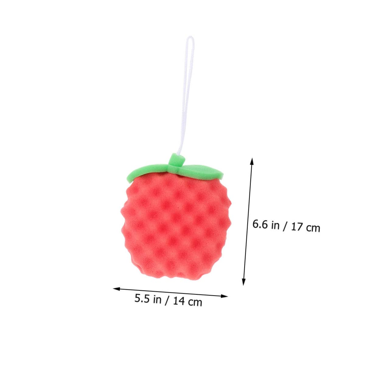MAGICLULU 6 Piezas Esponja De Baño Para Bebé Depurador De Bañera Suministros De Baño Esponjas De Baño Para Ducha Esponja De Baño Natural Nailon Niño Pequeño Esponja Suave Rojo Cuerpo