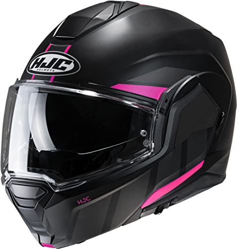 Casque HJC i100 BEIS MC8SF : modulable moto double homologation P/J
