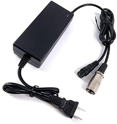 24V29.4V1.5A2A 3 Prong 3-pin XLR Connector Battery Power Charger for Razor Go-Go Elite Traveller Plus HD US, Ezip Mountain Trailz, Jazzy Power Chair Charger, Pride Mobility