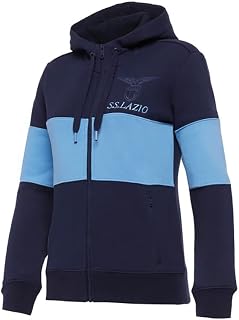 Macron Felpa ss Lazio Bambina Full Zip blu Navy 2020/2021