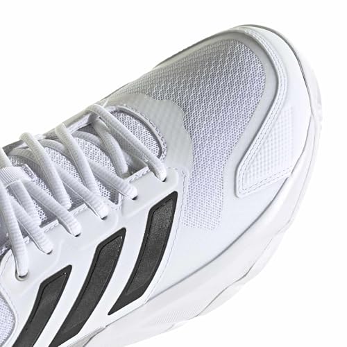 adidas Herren Courtjam Control 3 Clay Tennis Shoes, FTWR White/core Black/Grey Two, 46 2/3 EU – Ansicht 5