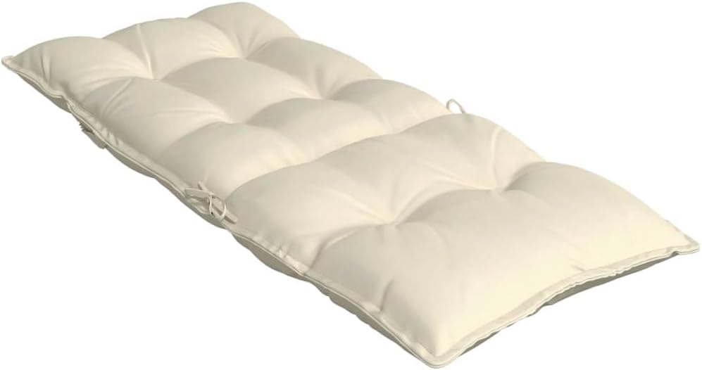 Anthracite Highback Chair Cushion Set of 6 with Modern Design and Breathable Oxford Fabric for Indoor and Outdoor Seating