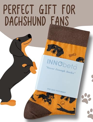 Calcetines Dachshund elásticos que no aprietan el tobillo en tallas 8.5 a 14.5 6