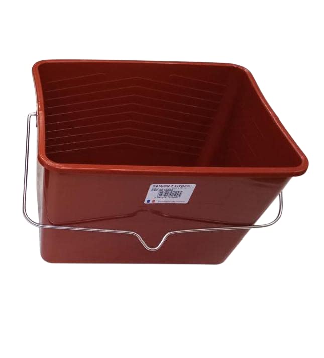 SAVY Seau à Peinture 7 litres, Couleur Brique