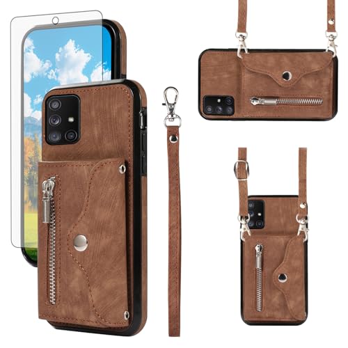 Protégez votre Samsung Galaxy A51 5G avec cet étui portefeuille chic en cuir