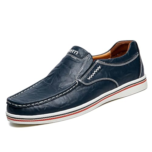 Image of Asifn Men's Casual Driving Loafers Business Leather Men Comfort Shoes Sport Walking Light Moccasin Fashion