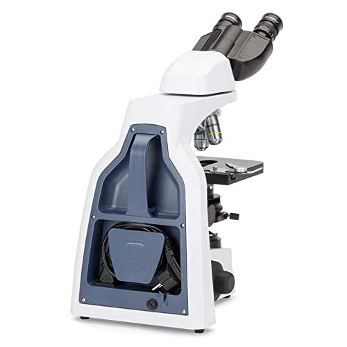 Image of iScope Binocular Compound Microscope with EWF 10x /22mm Eyepieces, E-Plan EPLI 4 /10 /S40 /S100x Oil iOS Objectives, Rackless Stage and 3W NeoLED Illumination, Globe Scientific | Euromex