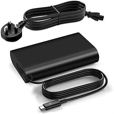 65W HP USB C Laptop Charger, Fit for HP Spectre X360, Chromebook X360, ProBook X360, Pavilion x2, Envy X360, HP Elitebook X360 830 840 1030 1020 1040 Type C Laptop Adapter