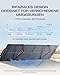 ECOFLOW 110W Solarpanels Faltbar Solarmodul für Delta & RIVER Serie tragbare Powerstation, Bifaziales Design mit bis zu 25% Effizienz, N-Typ-Solaranlage für Outdoor Garten Balkon Wohnwagen Camping