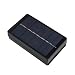 Produktbild Solar Batterieladegerät, Solar-Panel-Ladegerät 1W 4V Bewegliche Sonnenkollektor-Batterie Chager Ladebox for Aa/AAA Batterien Schwarz Batterie Ladegerät Solar Aa Ladegerät