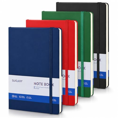 Cahiers A5 lignés SUQJOY pour l'école le bureau et l'organisation