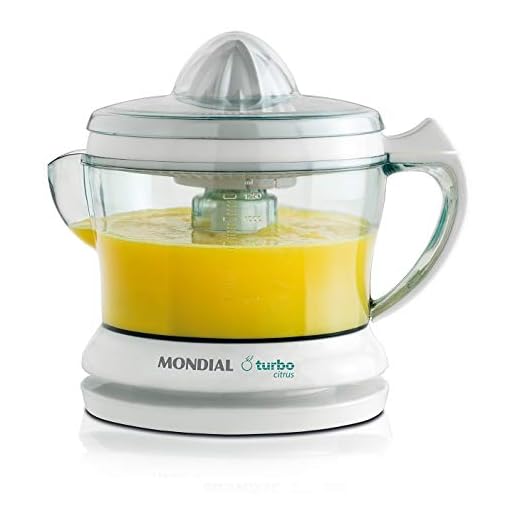 Espremedor Turbo Citrus, Mondial, Branco, 25W, 110V - E-01