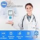 Tragbarer EKG-Monitor für die ganze Familie – Mehrbenutzer-fähiges EKG-Gerät mit LCD & App-Speicher – Bluetooth-Kompatibel mit Smartphone/PC