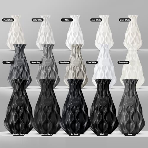 Image of ERYONE PLA Filament 3D Printer PLA Filament 1.75mm + /- 0.03mm, PLA Filament 1KG Cardboard Spool(2.2LBS), Jet Black