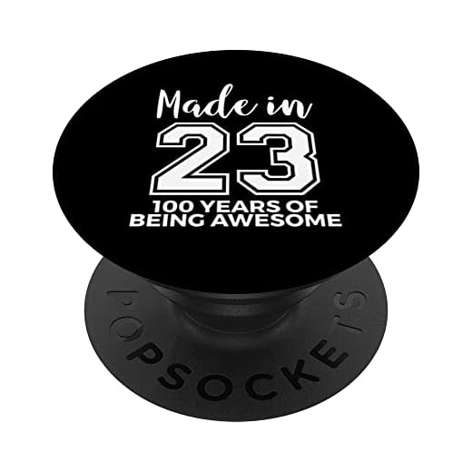 100 cumpleaños hombres mujeres 100 años de ser impresionante PopSockets PopGrip Intercambiable
