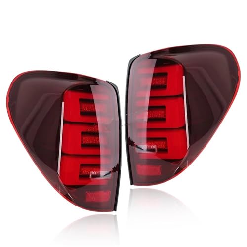 Feu arrière L200 Triton clignotant LED puissant antibrouillard rouge de freinage