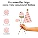 Fully Assembled 21st Birthday Photo Booth Props - Set of 30 - Pink & Gold Selfie Signs - 21st Party Supplies & Decorations - Cute Bday Designs with Real Glitter - Did We Mention No DIY