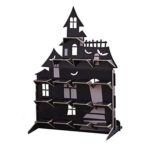 Ginger Ray Haunted House Halloween Treat Party Stand for Cupcakes and Sweets, POI-111, 50cm x 38cm x 5cm
