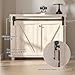 TOPCCJHHD Mini Bifold Barn Door Hardware Kit 48