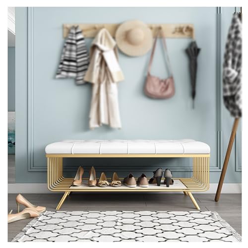 Banc de rangement de chaussures pour optimiser les petits couloirs étroits - 2