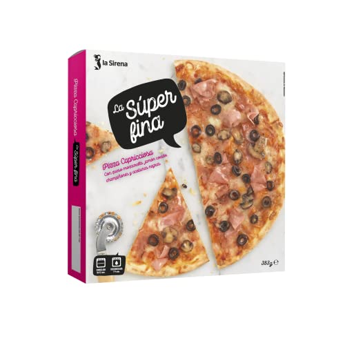 La Súper Fina Pizza Capricciosa, 383g (Congelado)