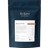 Rishi Tea Mystic Mint Herbal Tea - Organic, Caffeine Free Loose Leaf, Calming Peppermint Blend - 16 Ounces, 55+ Servings