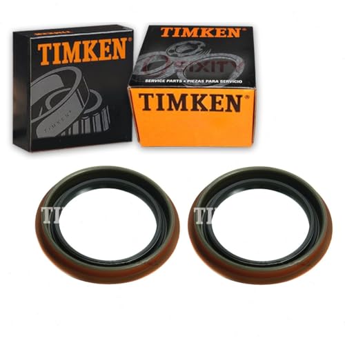 2 pc Timken Transmission Output Shaft Seals compatible with Dodge Grand Caravan 1988-2018