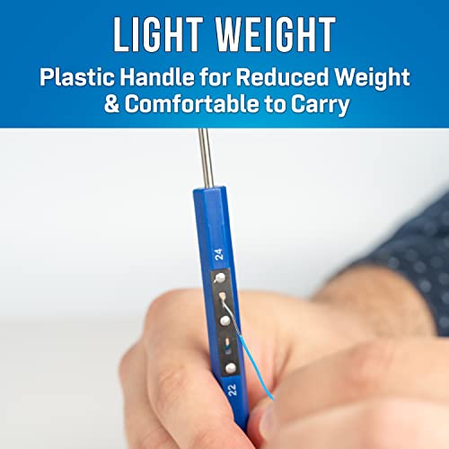 Jonard Wsu-2224 Wrap/Strip/Unwrapping Tool, 22-24 Awg, 13/64" Od X 1/16" Hole Diameter #TOP3