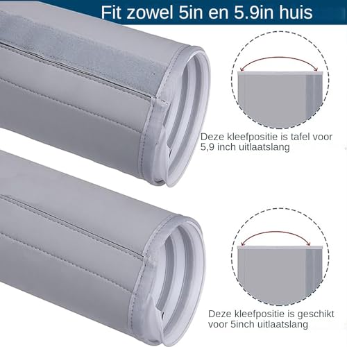 Protection de tuyau AC en textile isolant premium adapté à diverses installations - 8
