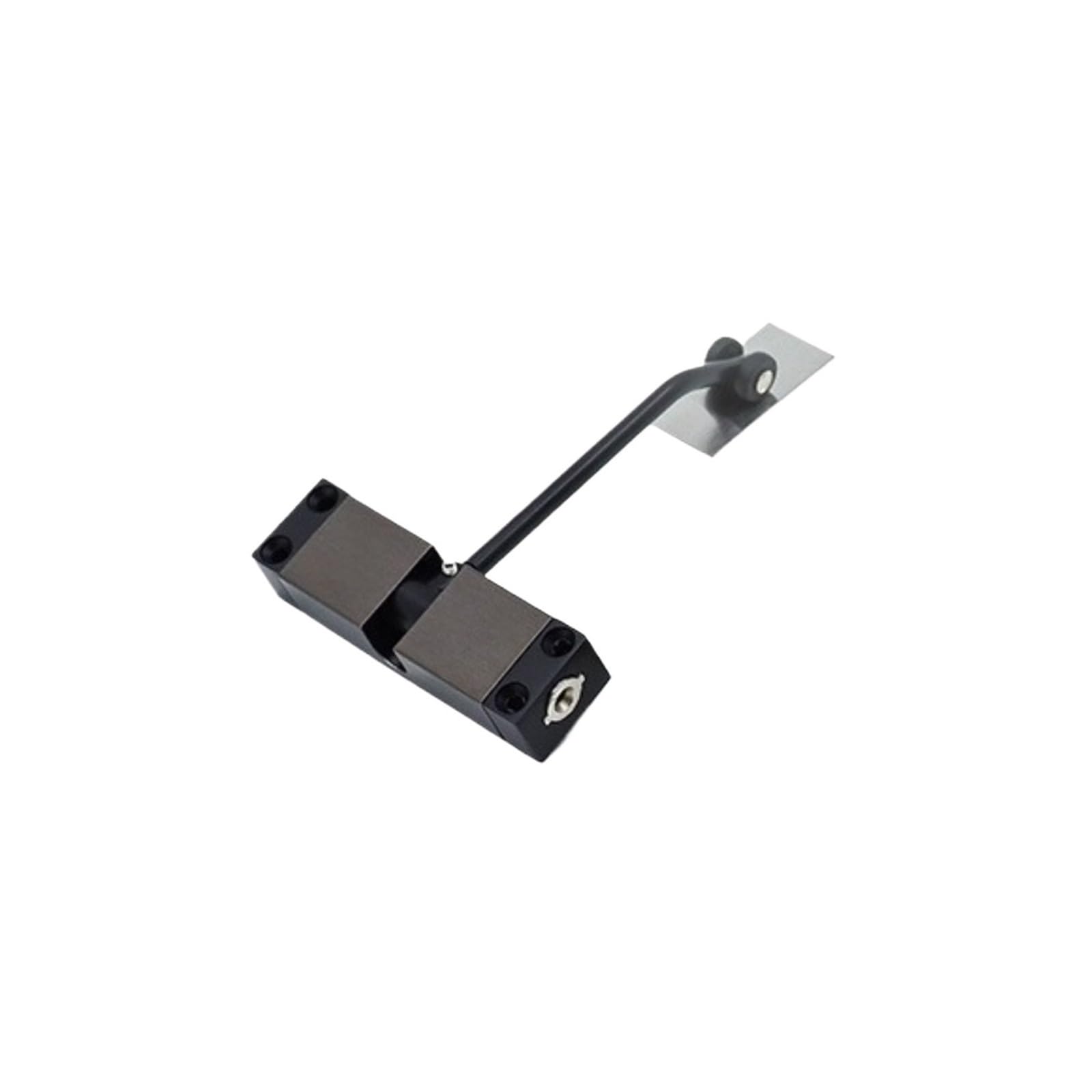 Door Closer, 2pcs Automatic Door Closer Rotating Stainless Steel Easy Installation Resistance Slow Speed ​​Spring,Commercial & Home Use(Black)